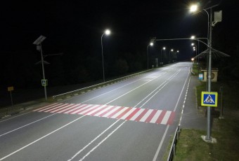 Освітлення безпеки руху на автодорозі H13