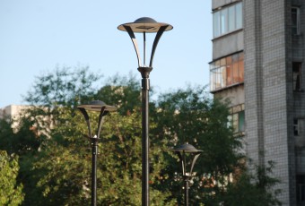 Освітлення скверу на вул. Чукаріна у м. Львові